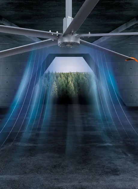 three dimensional air flow